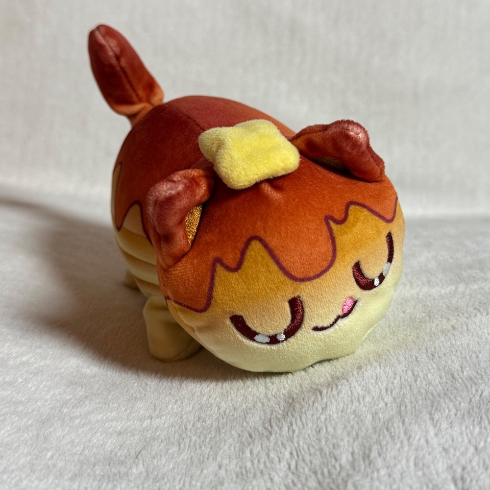 Aphmau Meemeows PANCAKE CAT Butter Face Stuffed Plush 6" Mystery 2022 Litter 3